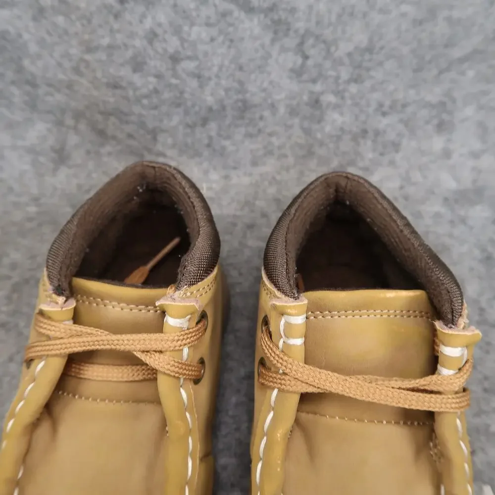 Childrens Place Shoes Baby Toddler 7 Bootie Sneaker Lace Up Moc Brown Trainer